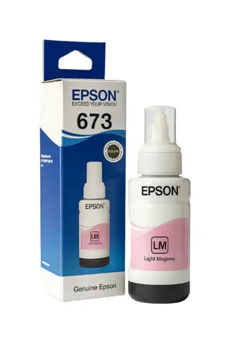 Epson 673 Light Magenta Ink Bottle for Smooth Printing - Printers